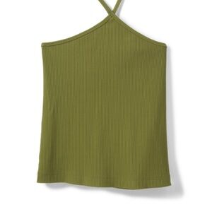 CAbi Olive Ribbed Tank Top intersect tank
